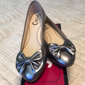 Sam Edelman Sterling Silver Bow Flats